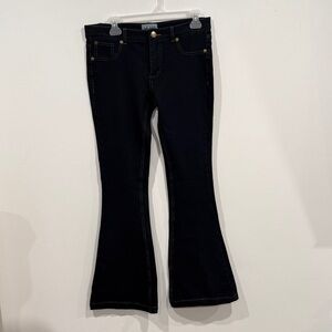 VTG Lady Dutch Bell Bottom Flare Low Rise Women's Jeans Y2K